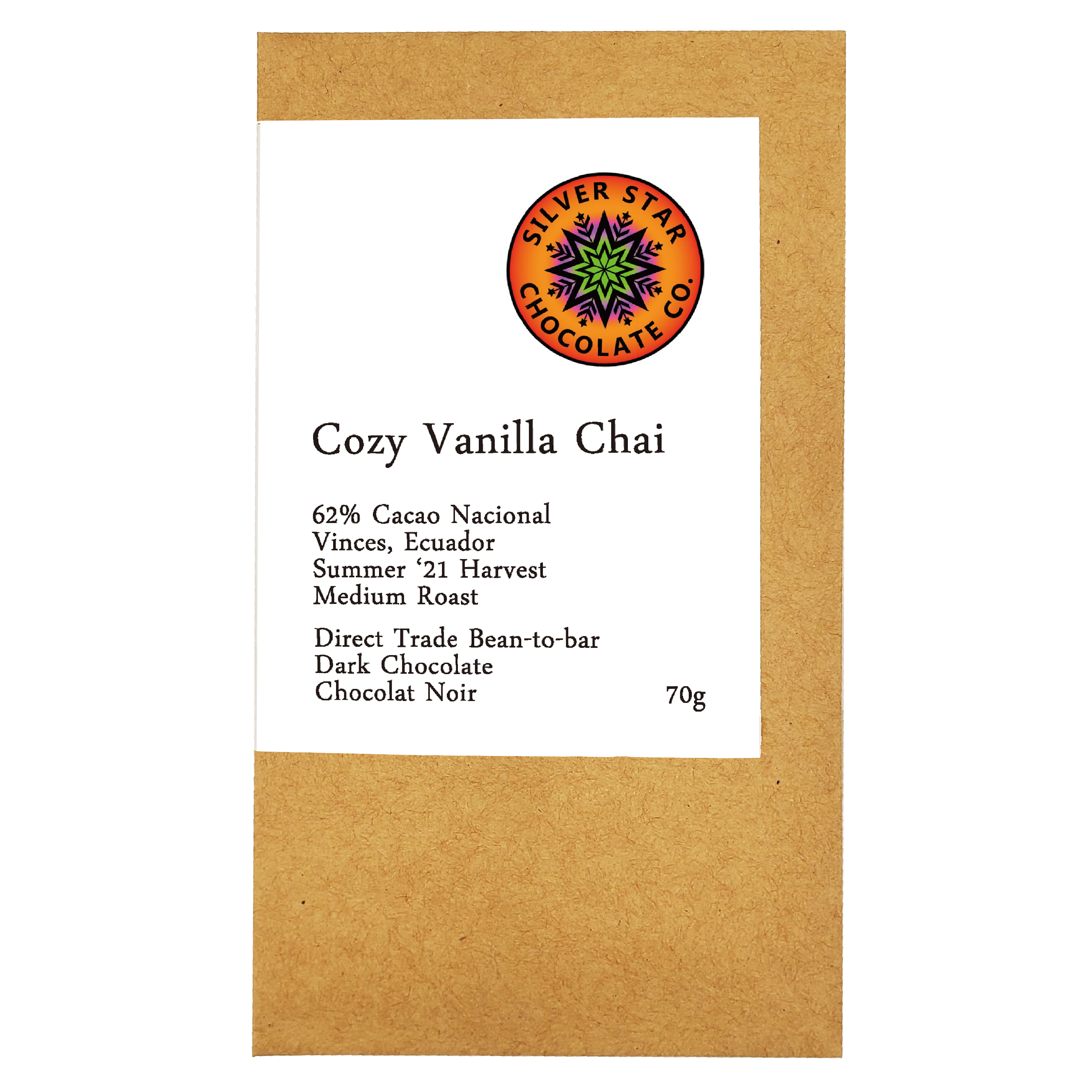 Cozy Vanilla Chai 62% Cacao